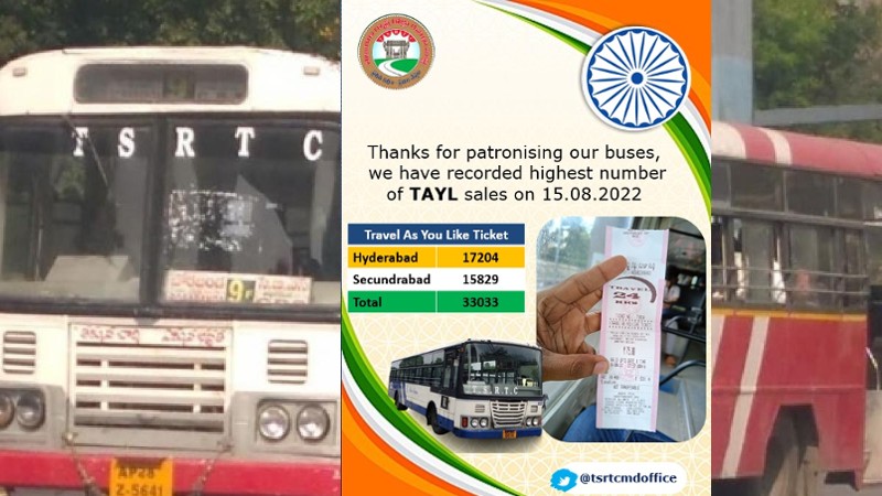 travel as you like tsrtc price